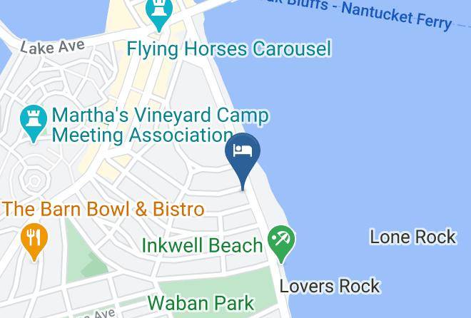 Dukes - Beachfront Inn On Martha's Vineyard Maps