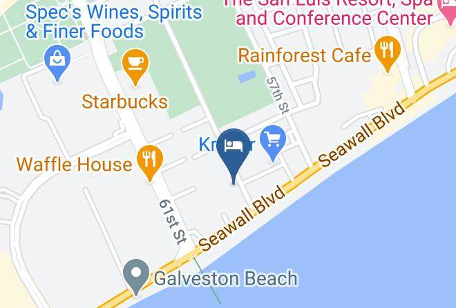 Galveston - Beachfront Palms Hotel Maps