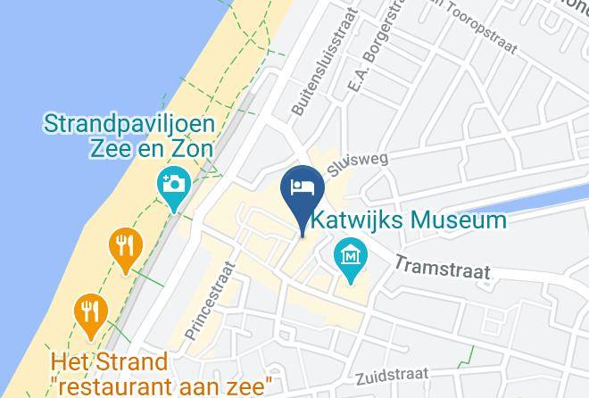 Beach Hotel Katwijk Map