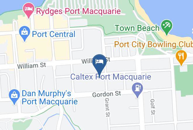 Port Macquarie Hastings - Beachside Backpackers Maps
