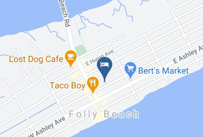Charleston - Beachside Boutique Inn Maps