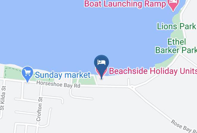 Beachside Holiday Units Map