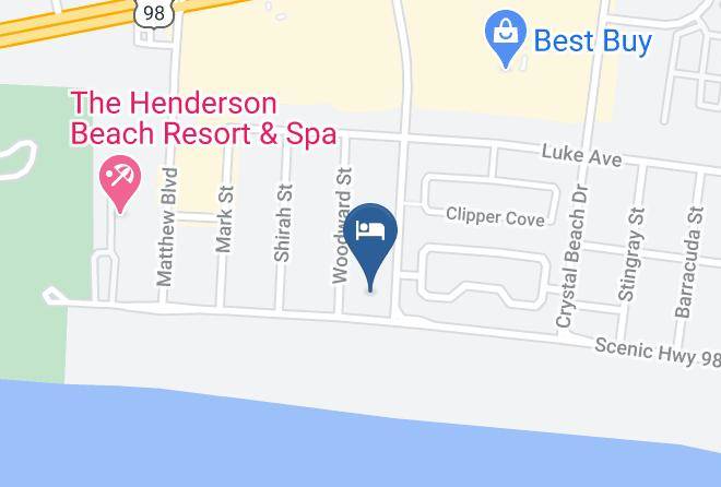Beachside Inn Map