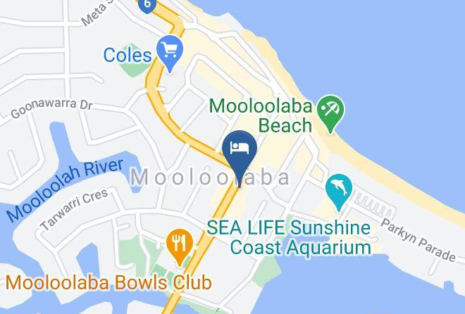Sunshine Coast - Beachside Mooloolaba Maps