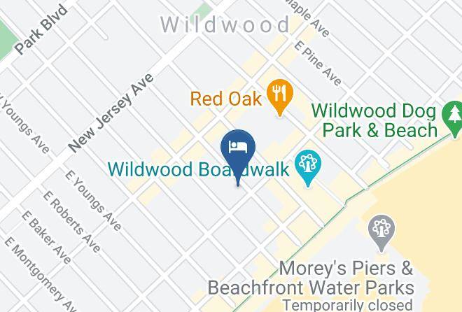 Cape May - Beachside Resort Hotel Wildwood Maps
