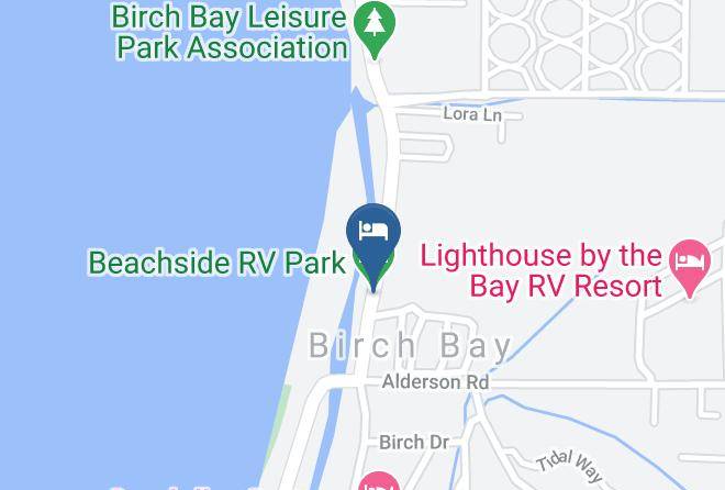 Whatcom - Beachside Rv Park Maps