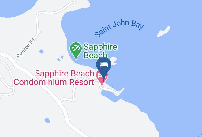 Saint Thomas - Beachtacular Sapphire Beach Condo Hotel Maps