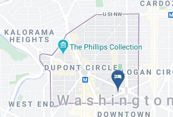 City Of Washington - Beacon Hotel & Corporate Quarters Maps