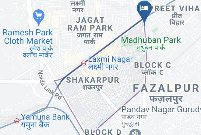 New Delhi - Beacon Hotel Maps