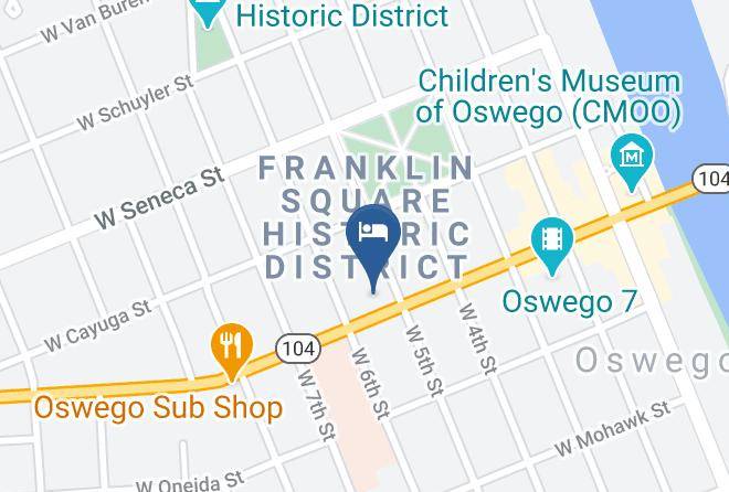 Oswego - Beacon Hotel Oswego Ny Maps