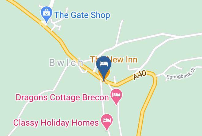 Powys - Beacons Backpackers Maps