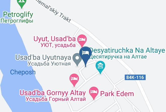 Chemalsky District - Bear And Berry Eco Hotel Maps