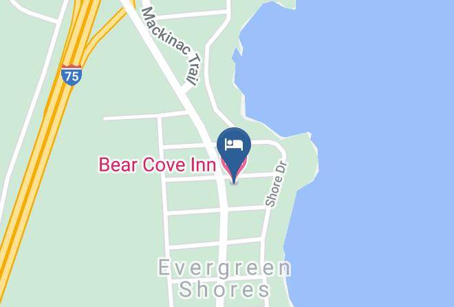 Mackinac County - Bear Cove Inn Maps