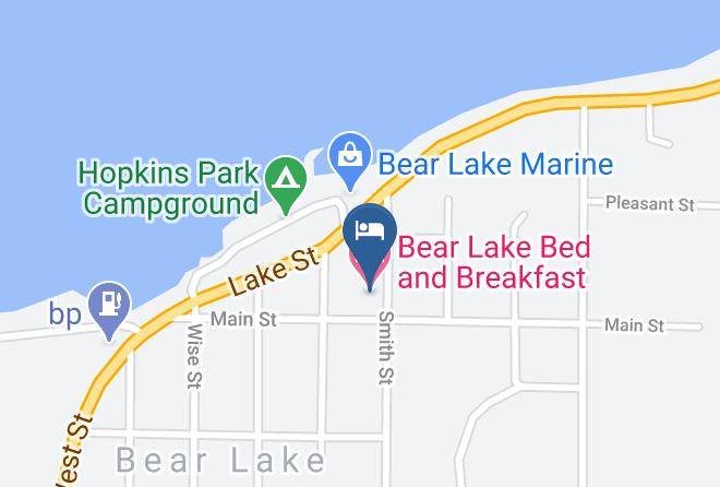 Manistee County - Bear Lake Bed And Breakfast Maps