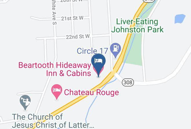 Carbon - Beartooth Hideaway Inn & Cabins Maps