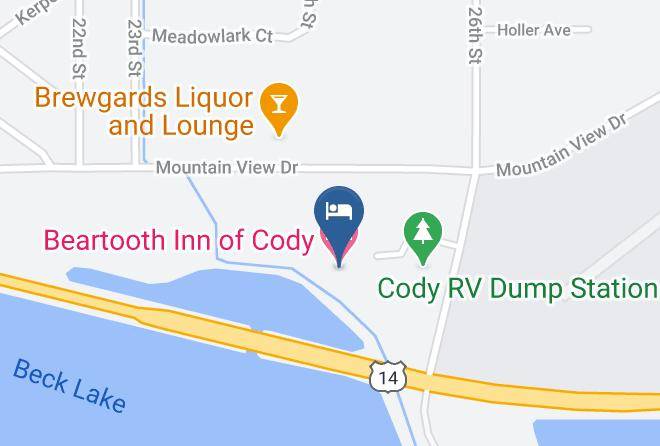 Park - Beartooth Inn Of Cody Maps