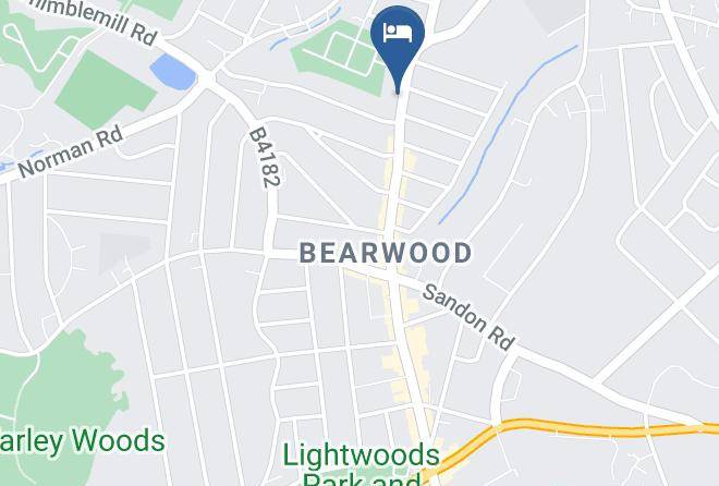 Bearwood Court Hotel Map