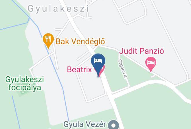 Gyulakeszi - Beatrix Nyaralohaz Landhaus Beatrix Maps