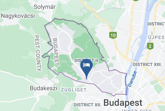 Budapest Varkerulet - Beatrix Pension And Hotel Maps