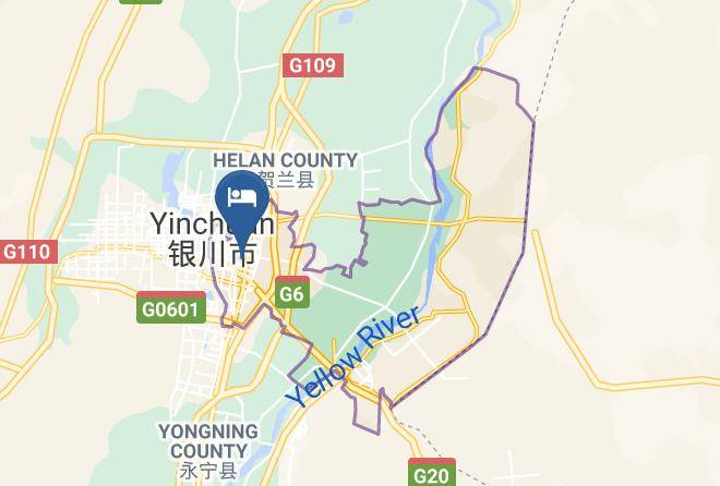 Yinchuan - Beau Upward Maylily Hotel Maps