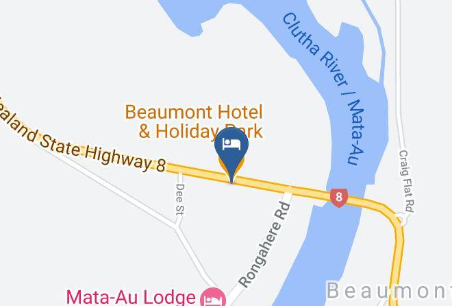 Clutha - Beaumont Hotel & Holiday Park Maps