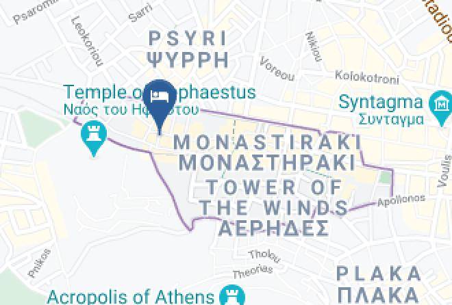 Central Athens - Beautiful City Suites Maps
