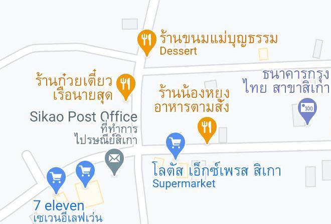 Amphoe Sikao - Beautiful Flower Resort Maps