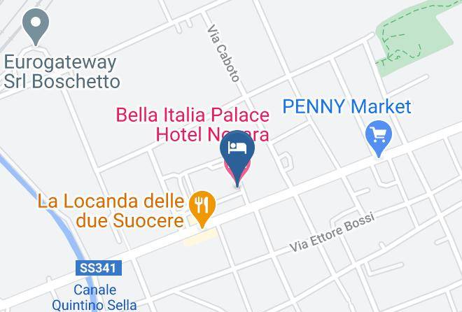 Novara - Bella Italia Palace Hotel Novara Maps