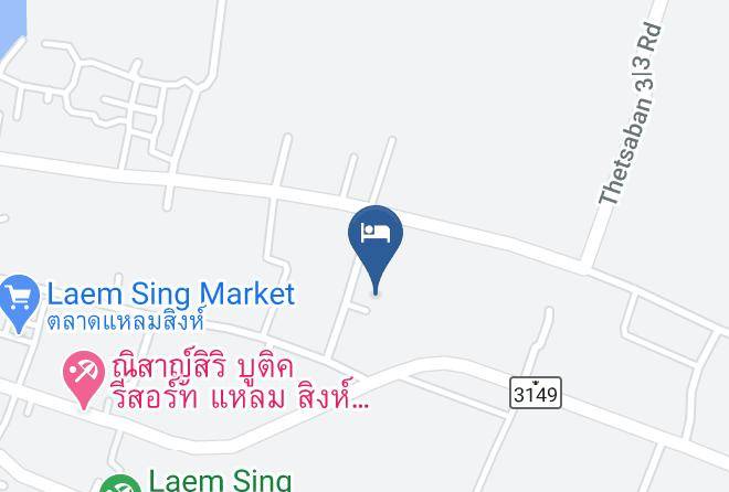 Amphoe Laem Sing - Beautiful Memories Resort Maps