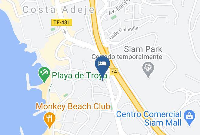 Beautiful Ocean View Las Americas 1 Map