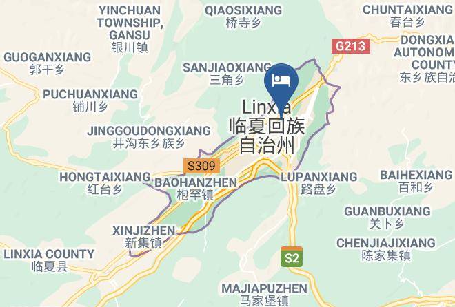 Linxia Huizu Aut Prefecture - Meige Meiju Holiday Hotel Linxia Maps