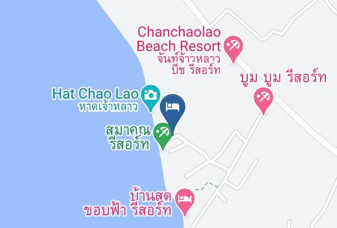Amphoe Tha Mai - Beautiful The Sea Resort Maps