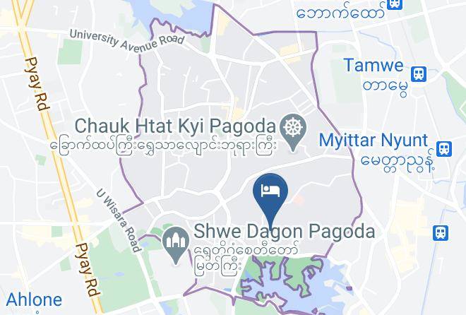 Yangon West - Beauty Land Hotel Maps