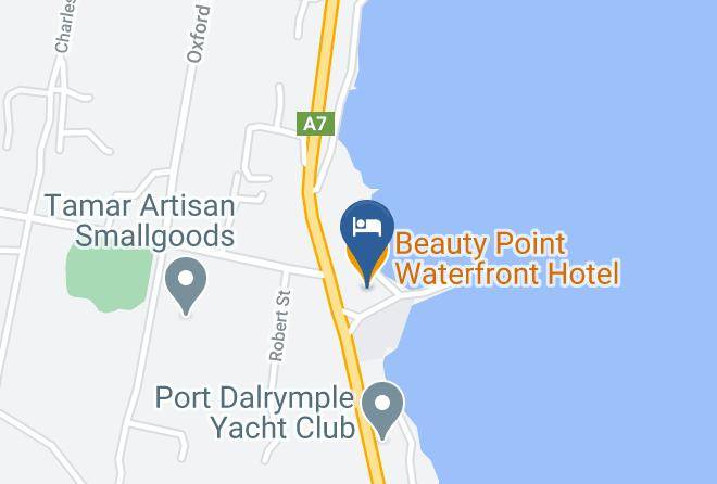 West Tamar - Beauty Point Waterfront Hotel Maps