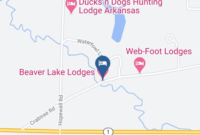 Arkansas - Beaver Lake Lodges Maps