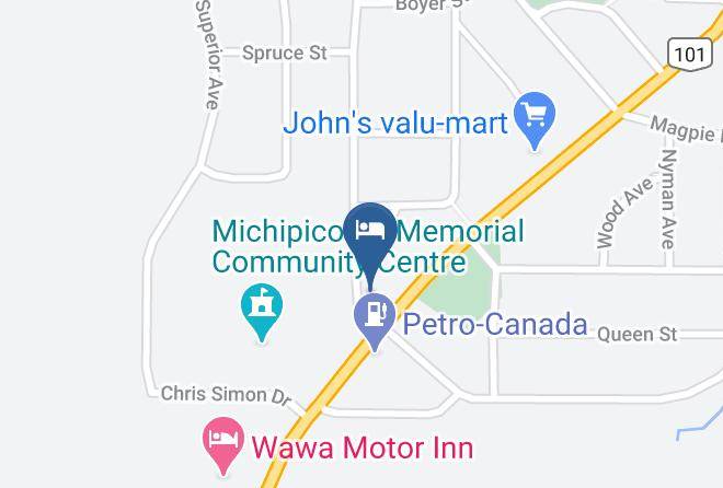 Algoma - Beaver Motel Maps