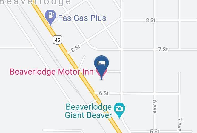 Division 19 - Beaverlodge Motor Inn Maps