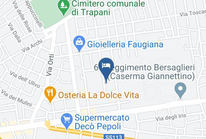 Trapani - Beb Il Giardinetto Maps