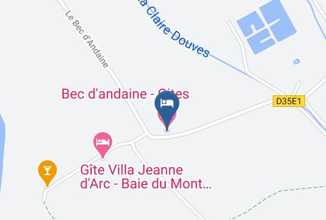 Manche - Bec D'andaine Gites Maps