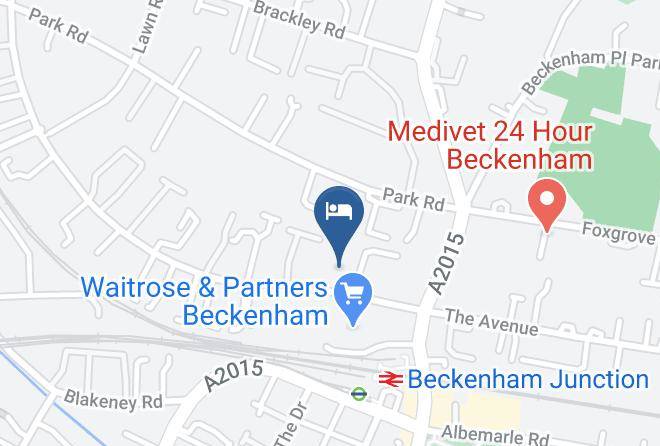 London - Beckenham Park Hotel Maps