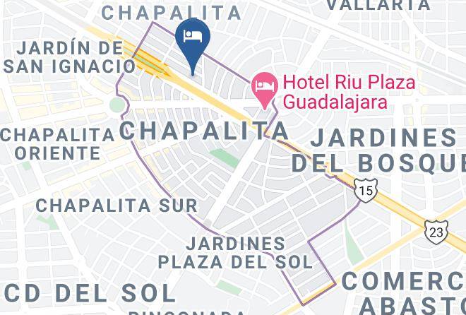 Guadalajara - Becquer Hotel Guadalajara Maps