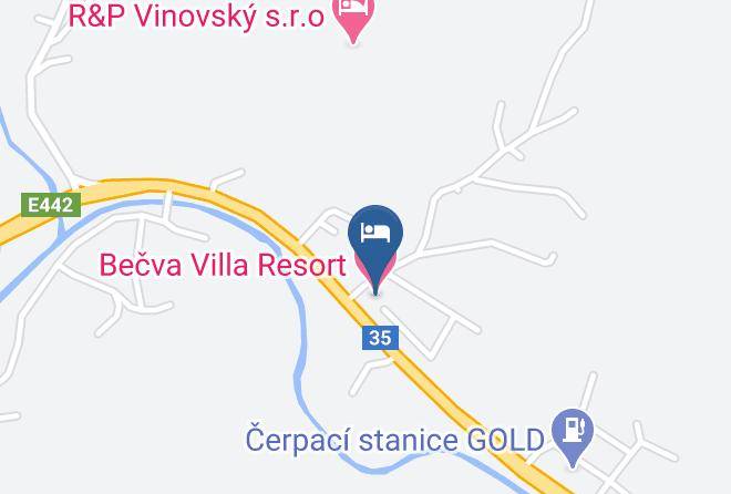 Vsetin - Becva Villa Resort Maps