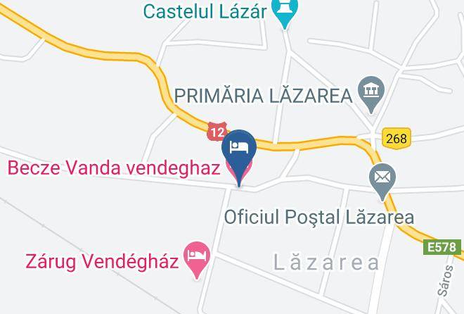 Lazarea - Becze Vanda Vendeghaz Maps