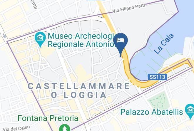 Palermo - Bed A Cala Maps