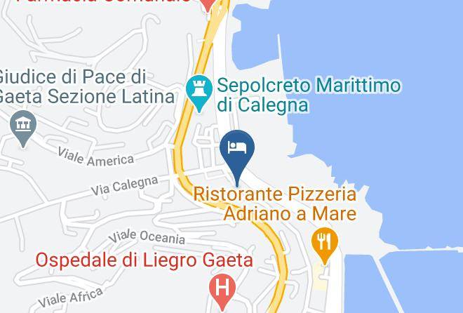 Latina - Bed And Bike Gaeta Maps