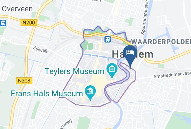 Bed And Bike Haarlem Nr1 Map