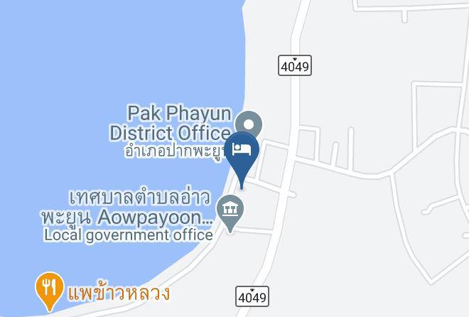 Amphoe Pak Phayun - Bed And Boat Aopayoon Resort Maps
