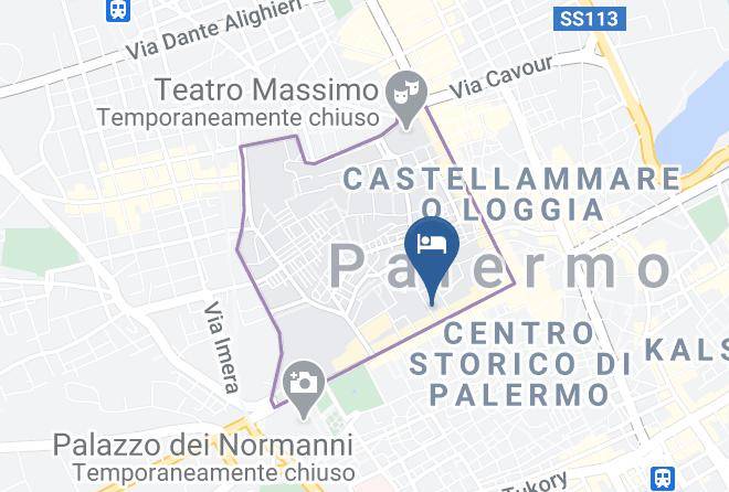 Palermo - Bed And Book Giusino Maps