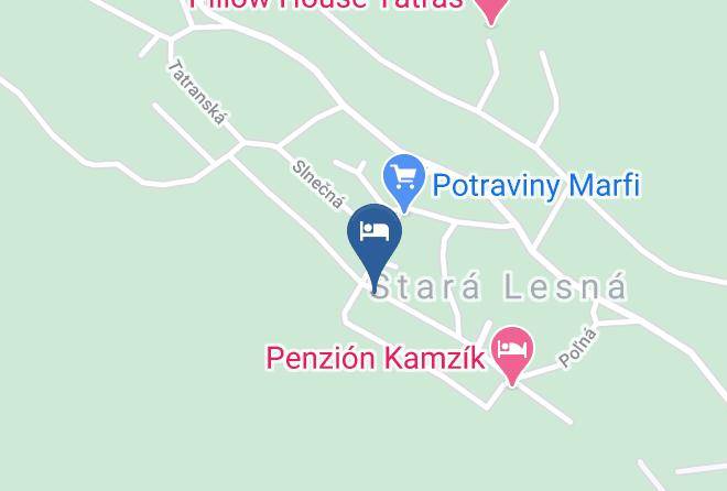 Kezmarok - Bed And Braekfast 184 Tatranska Ul Staa Lesna Maps