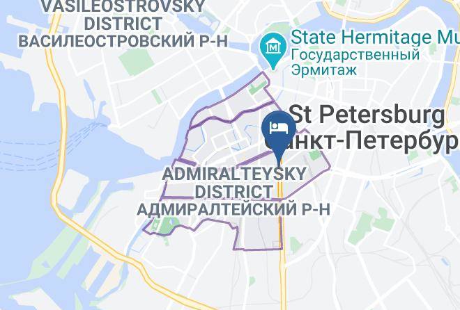 Saint Petersburg - Bed And Bread Maps